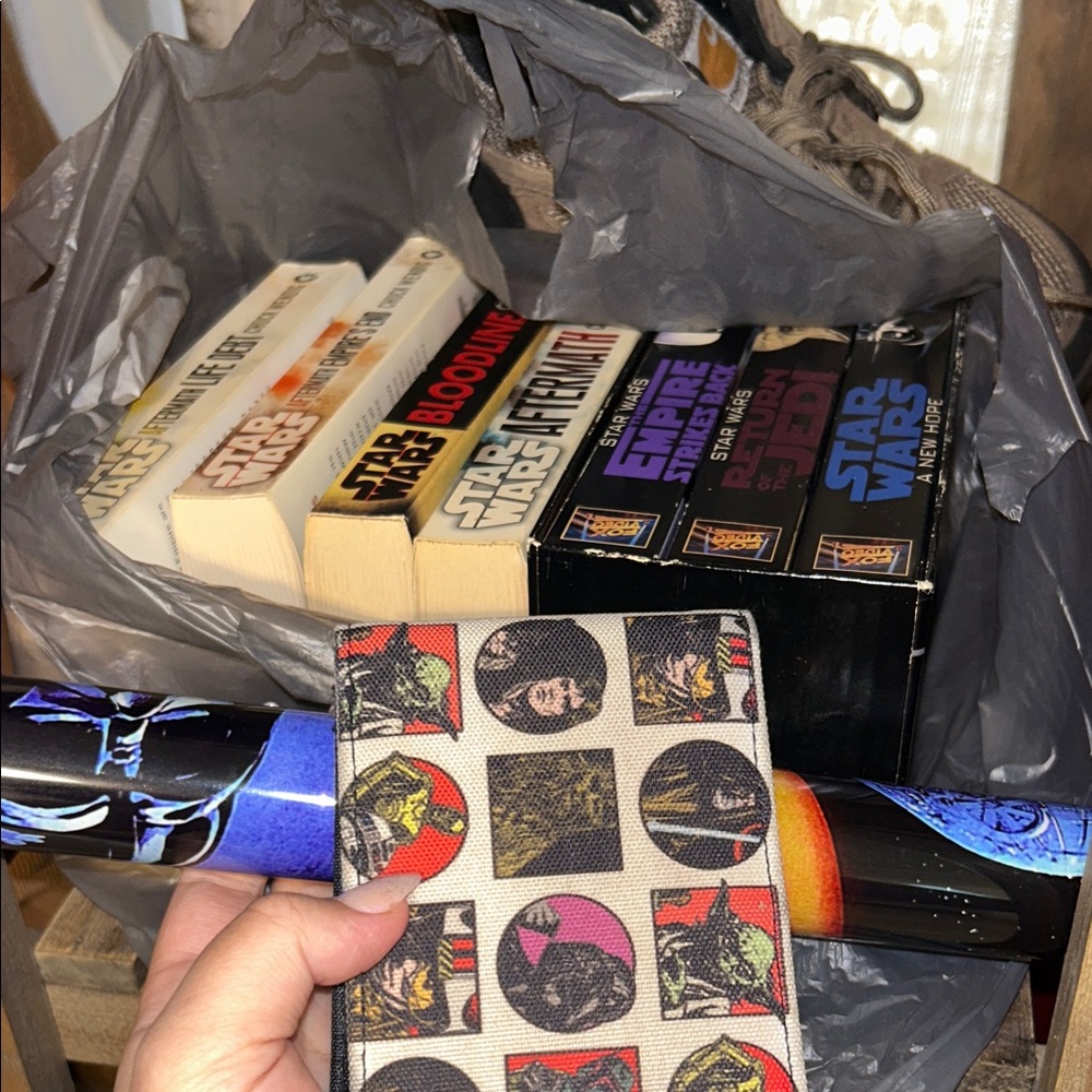 Star Wars Collection: Books, Wallet, Poster, VHS Tapes